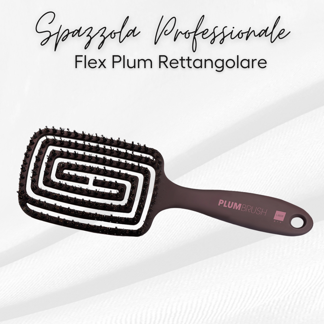 Spazzola Rettangolare Flex Plum