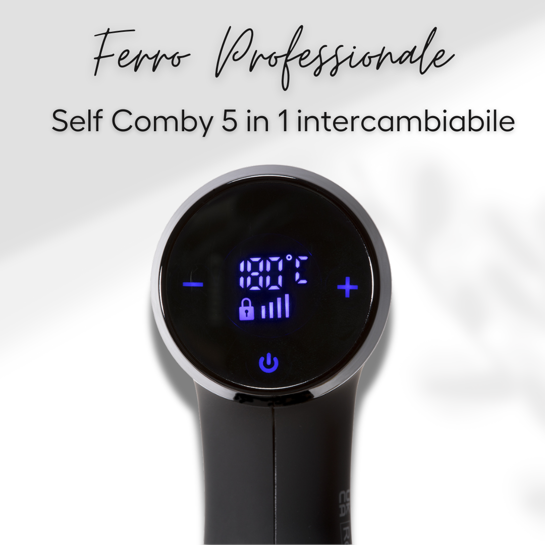 Ferro Arricciacapelli 5 in 1 Self Comby