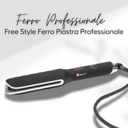 Ferro Piastra Professionale Free Style Lisci e Ricci